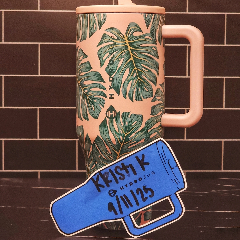 NWOT Hydrojug Monstera Traveler 40oz Flawless